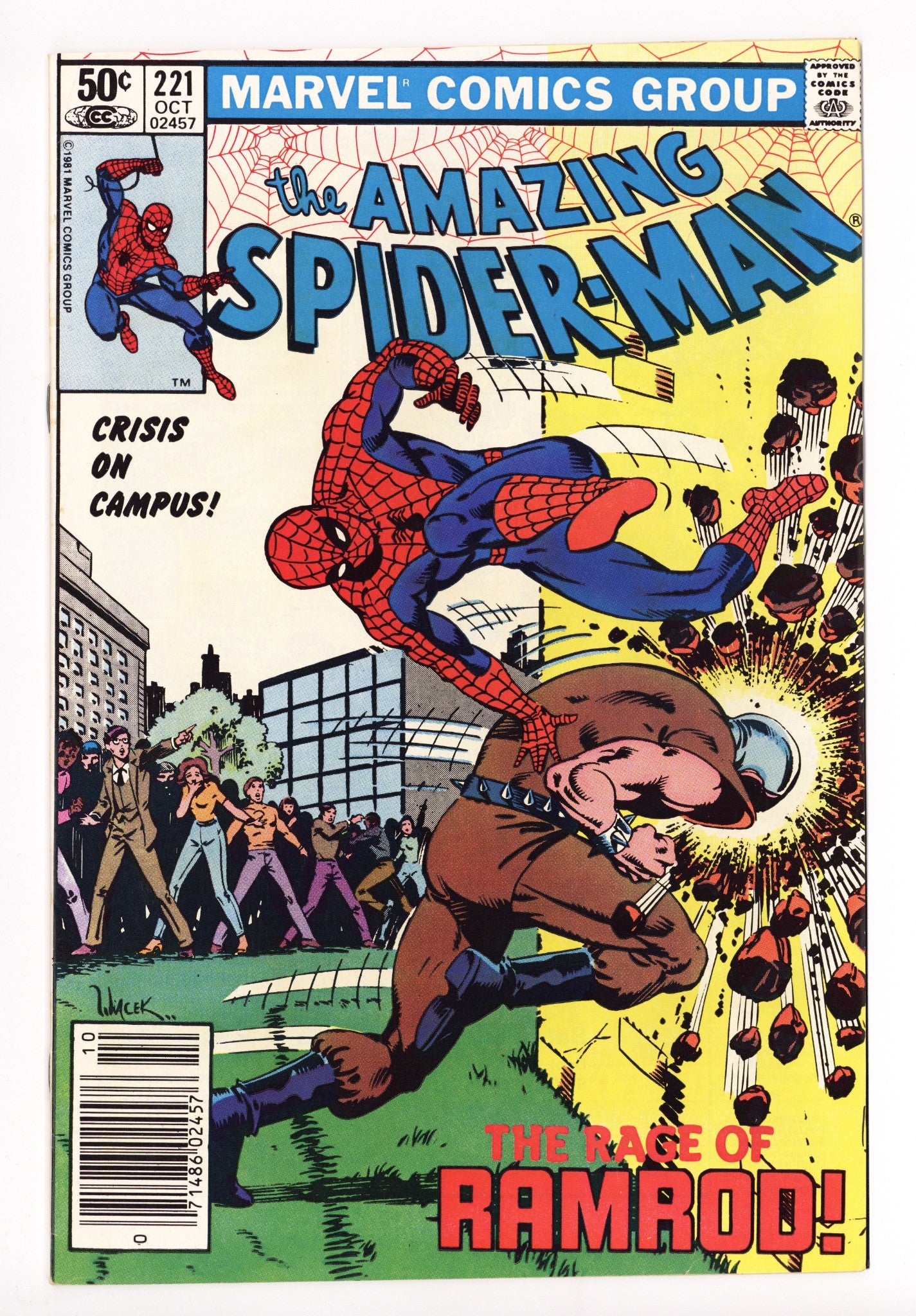 The Amazing Spider-Man Vol 1 221 FN+ (6.5) (1981) Newsstand 