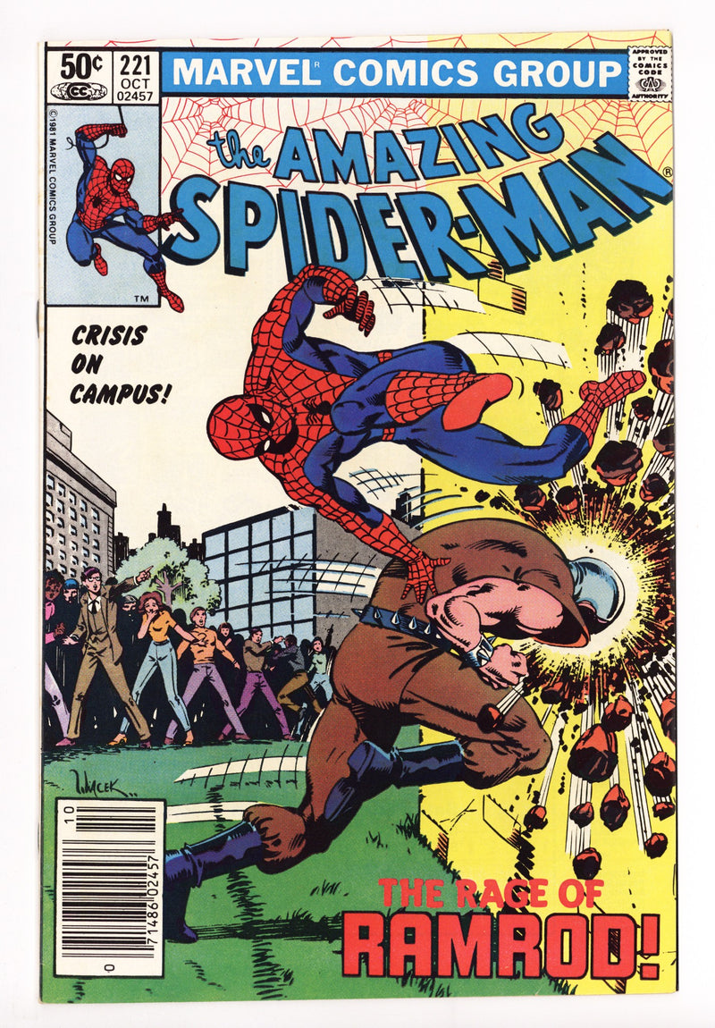 The Amazing Spider-Man Vol 1 221 FN+ (6.5) (1981) Newsstand 