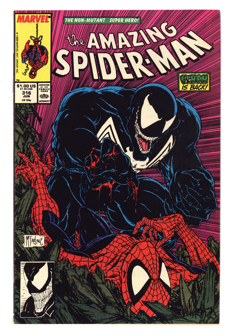 The Amazing Spider-Man Vol 1 316 VF- (7.5) (1989) 