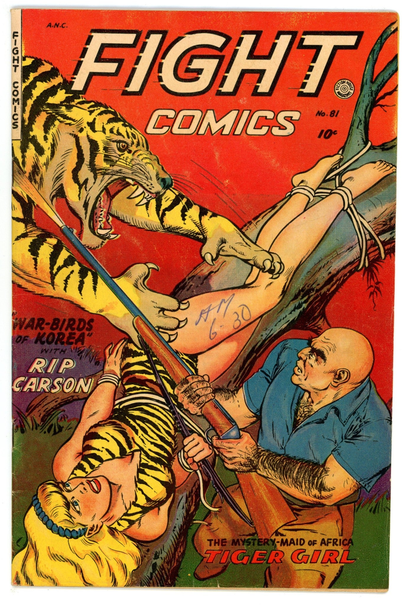 Fight Comics 81 GD/VG (3.0) (1952) Canadian Edition 