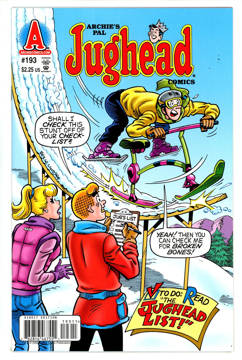 Archie's Pal Jughead Comics 193 High Grade (2009) 
