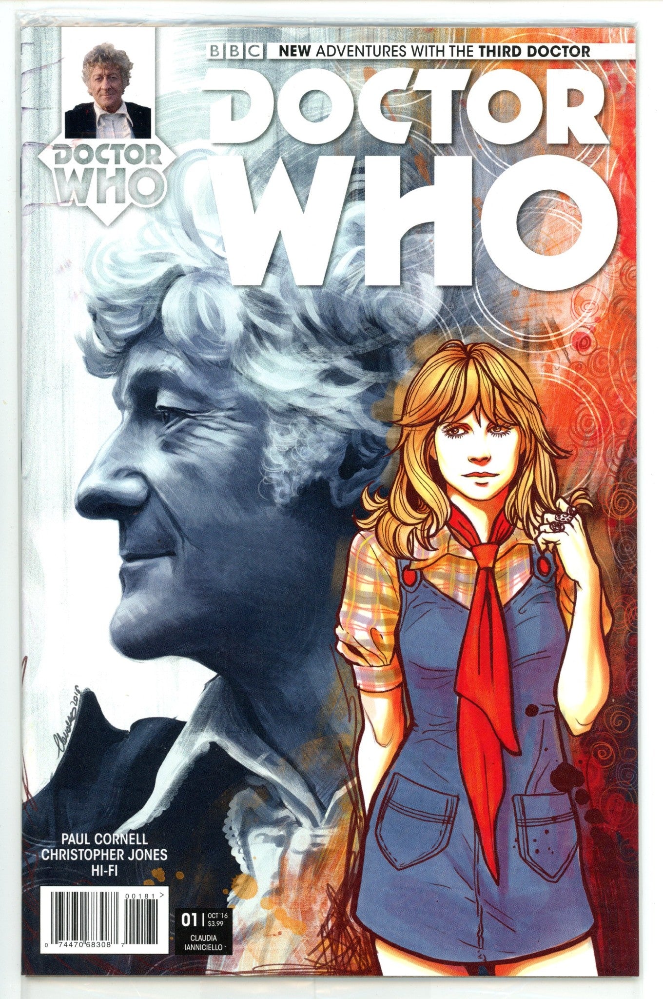 Doctor Who: The Third Doctor 1 New, Sealed (2016) Iannicello Nerd Block Exclusive Variant 