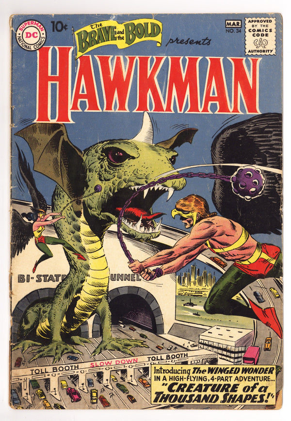 The Brave and the Bold Vol 1 34 GD+ (2.5) (1961)