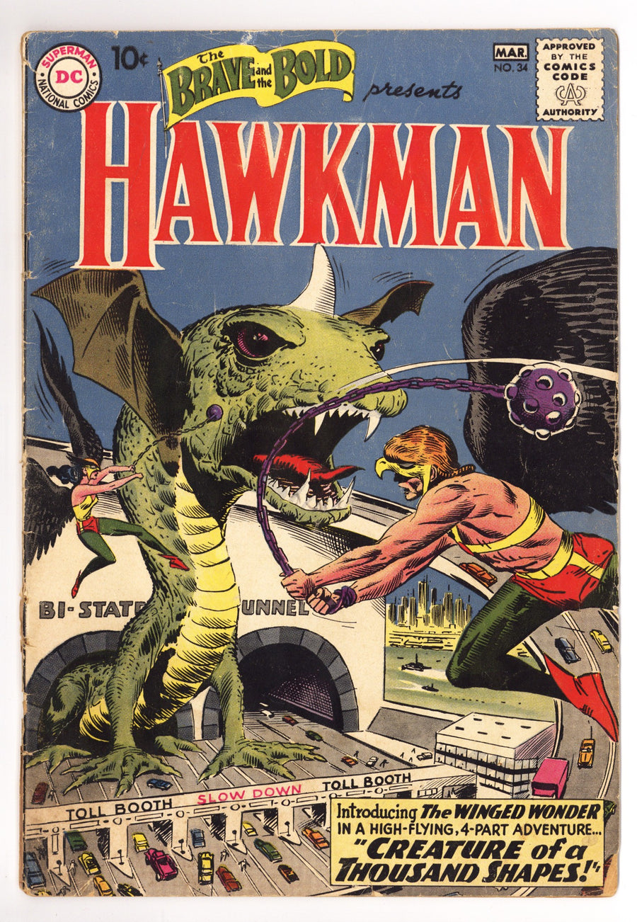 The Brave and the Bold Vol 1 34 GD+ (2.5) (1961) 