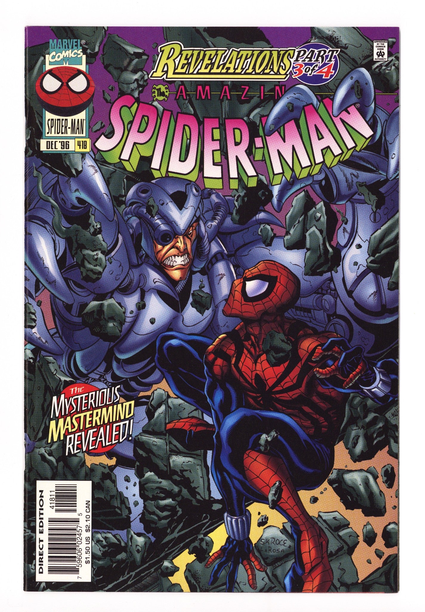The Amazing Spider-Man Vol 1 418 High Grade (1996) 