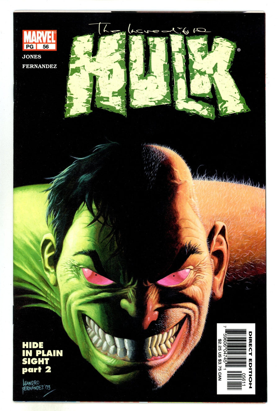 Incredible Hulk Vol 2 56  High Grade   (2003)