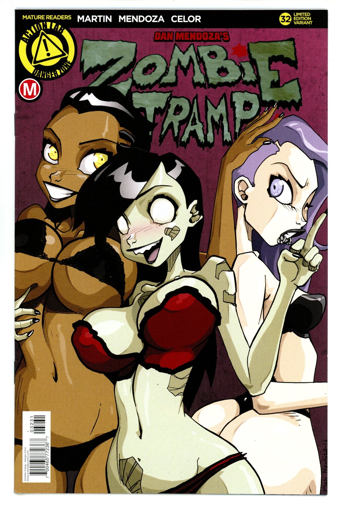 Zombie Tramp Vol 3 32 VF/NM (9.0) (2017) Mendoza Variant 