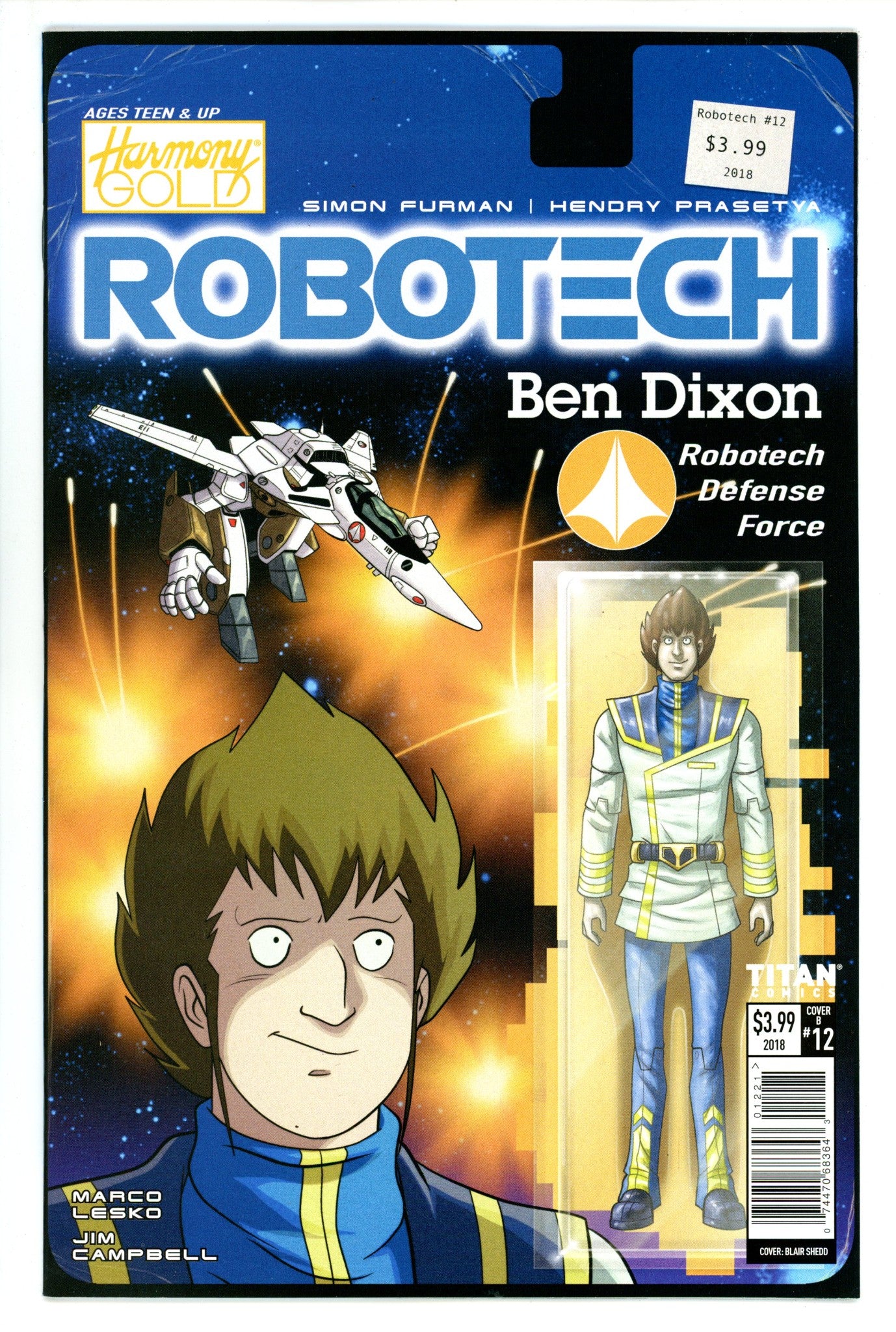 Robotech 12 High Grade (2018) Shedd Action Figure Variant 
