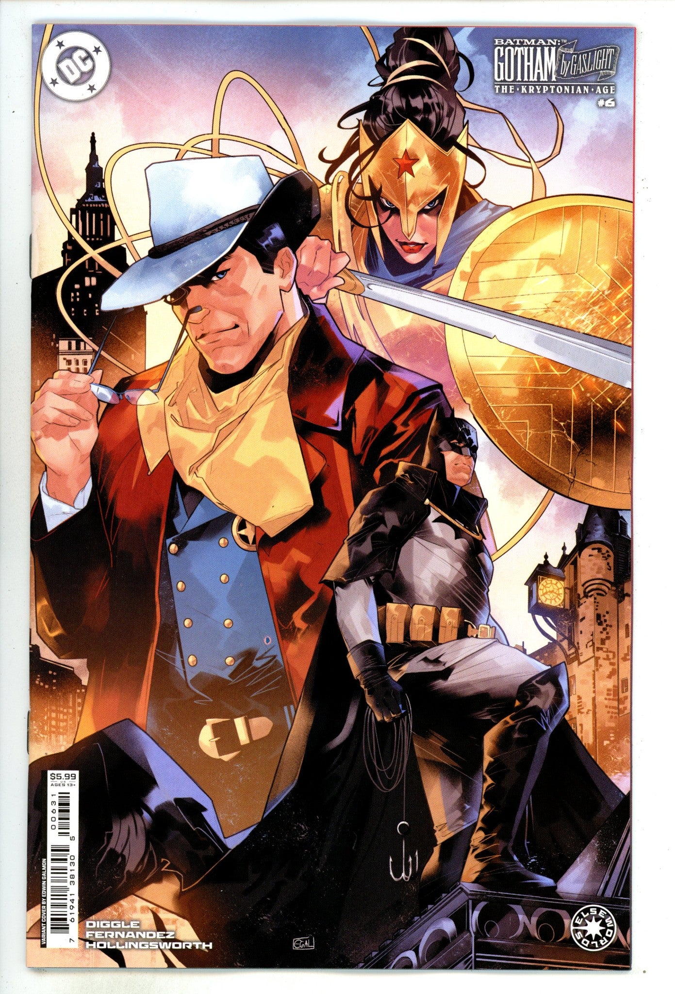 Batman Gotham By Gaslight The Kryptonian Age  6 Galmon  Variant   (2024)