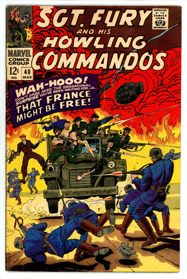 Sgt. Fury 40 VG (4.0) (1967)