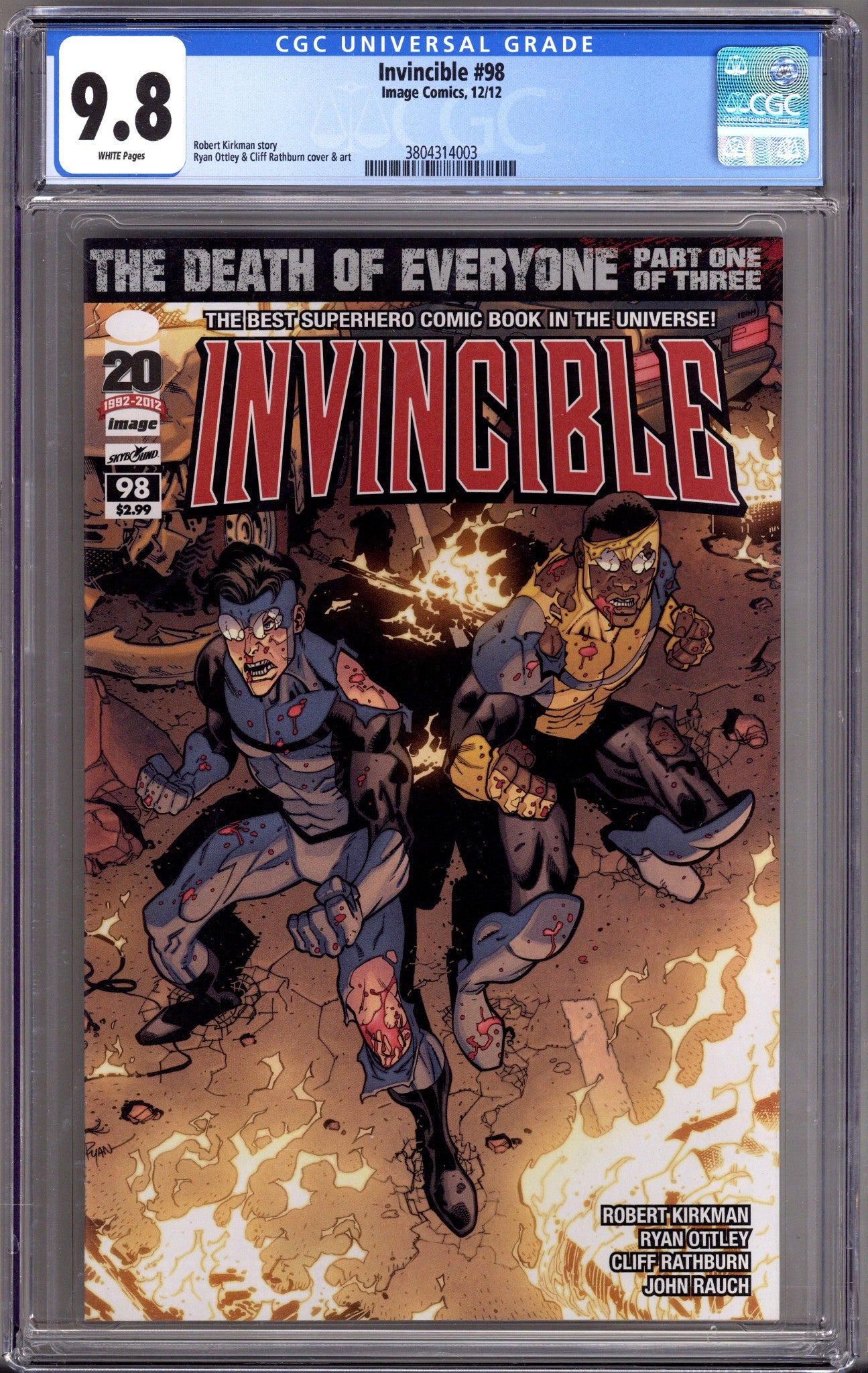 Invincible   98 CGC 9.8 (NM/M)   (2012)        