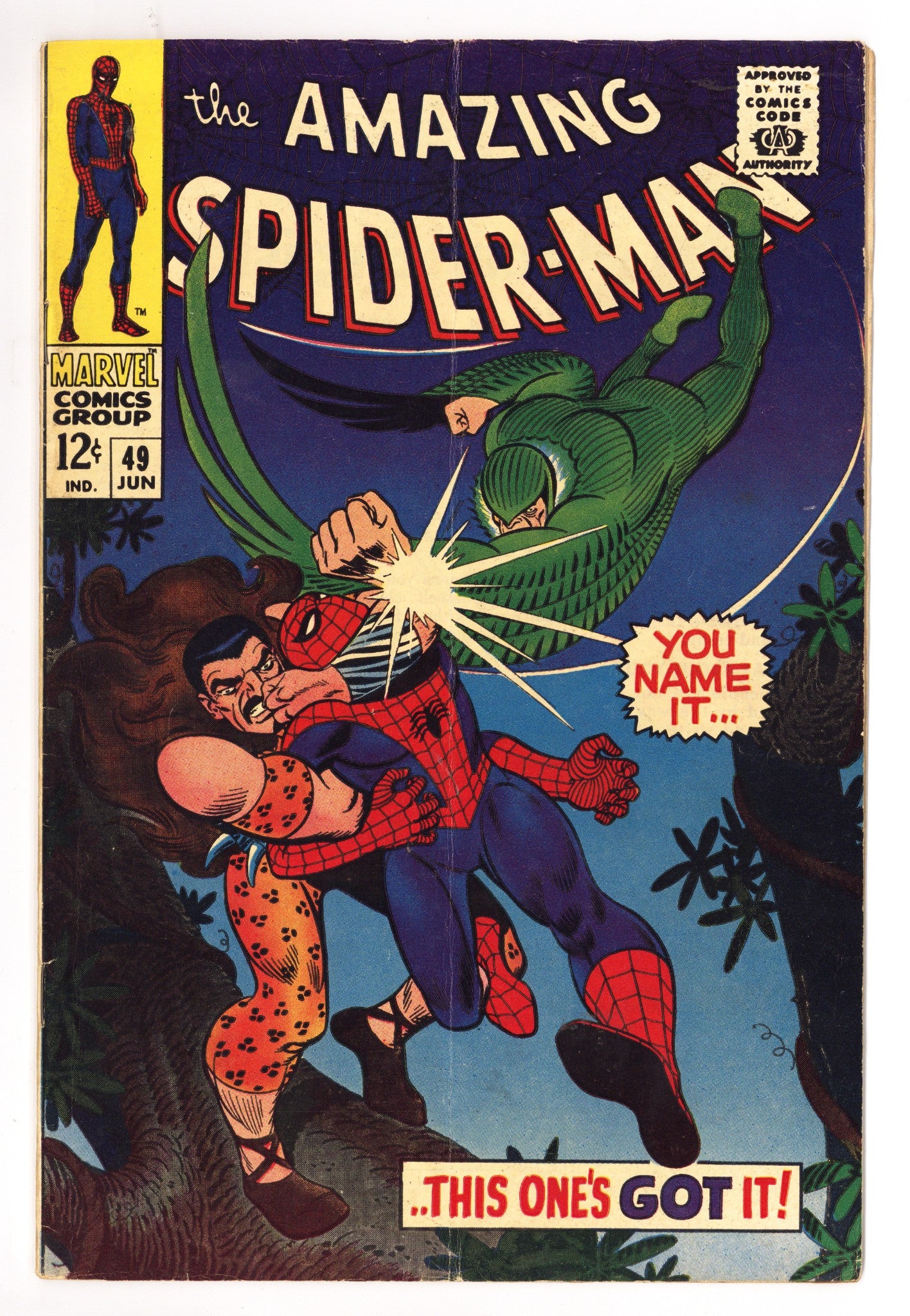 The Amazing Spider-Man Vol 1 49  VG+ (4.5)   (1967)        