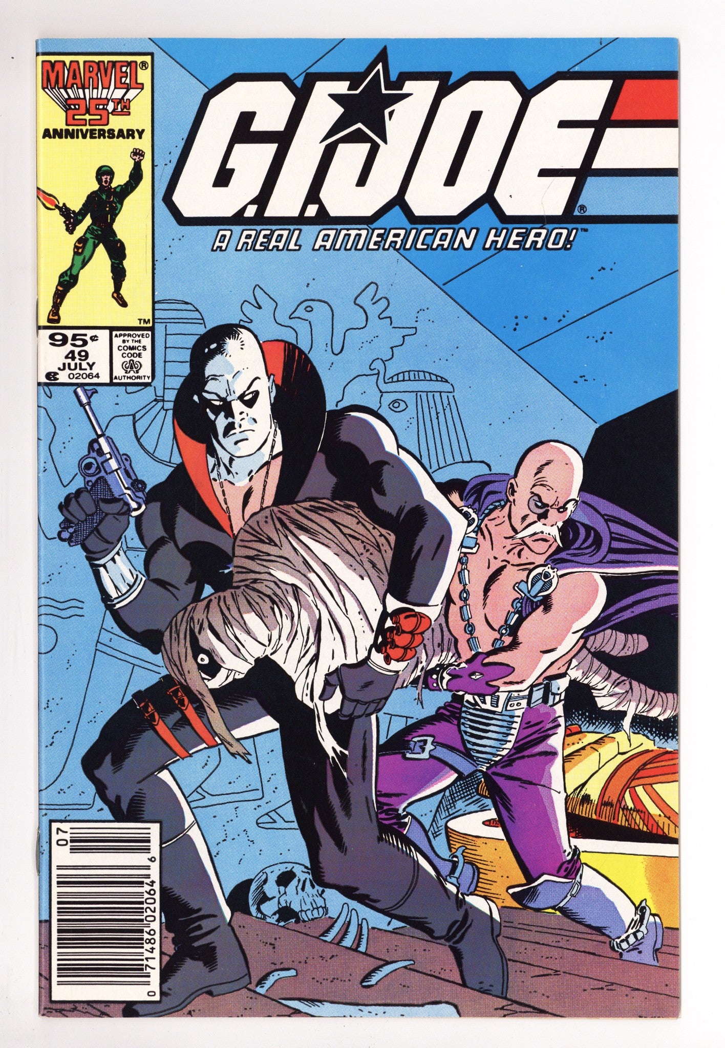 G.I. Joe, A Real American Hero 49 NM- (9.2) (1986) Canadian Price Variant 