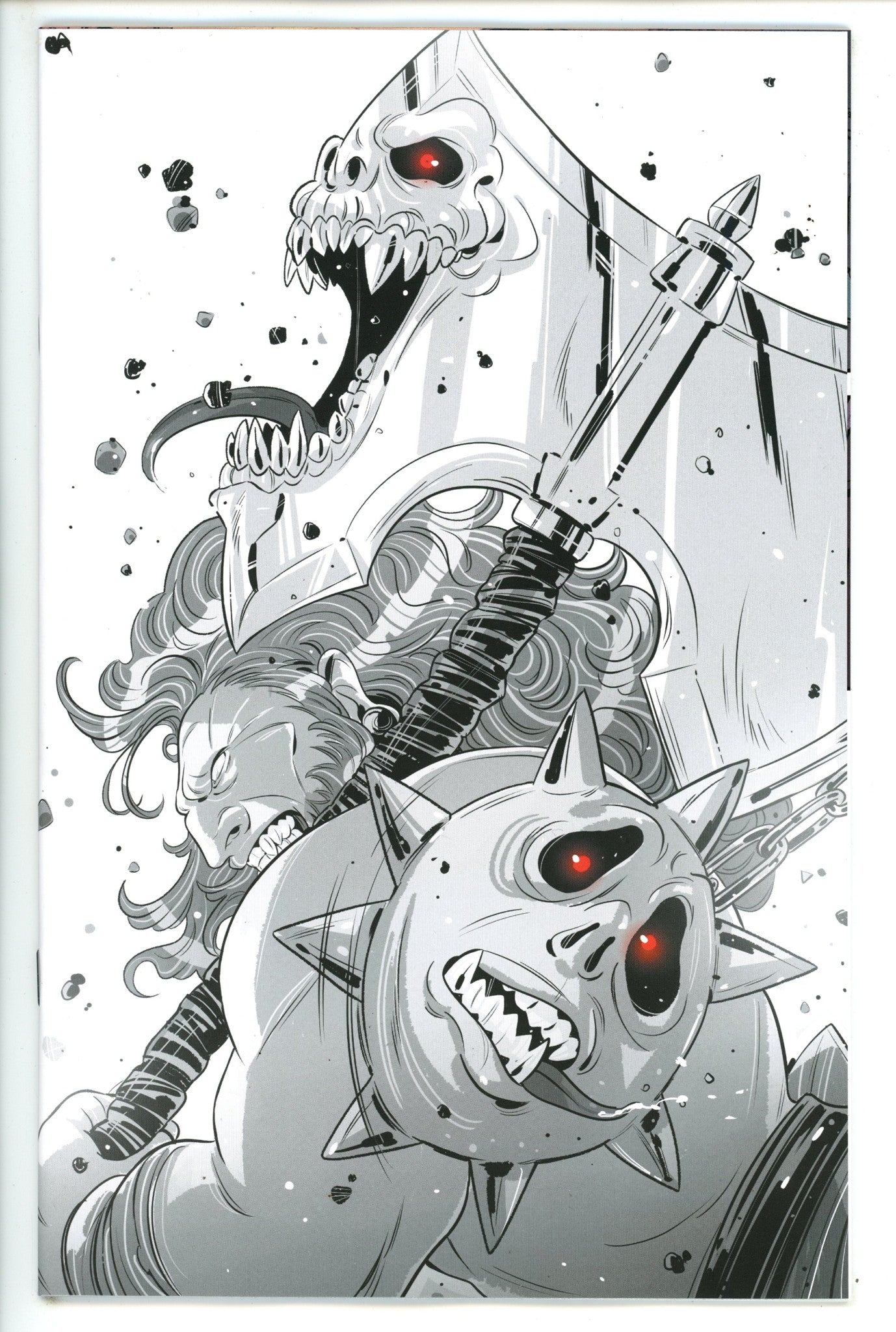 Barbaric Wrong Kind Of Righteous 1 Vecchio B&W Incentive Variant NM (2023)