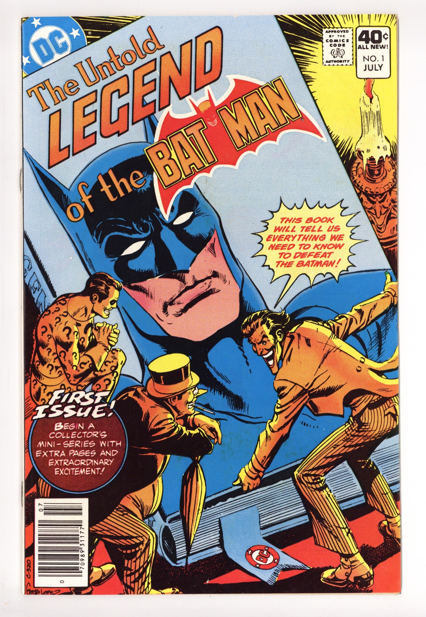 The Untold Legend of the Batman 1 High Grade (1980) 