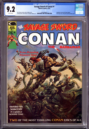 The Savage Sword of Conan   1 CGC 9.2 (NM-)   (1974)