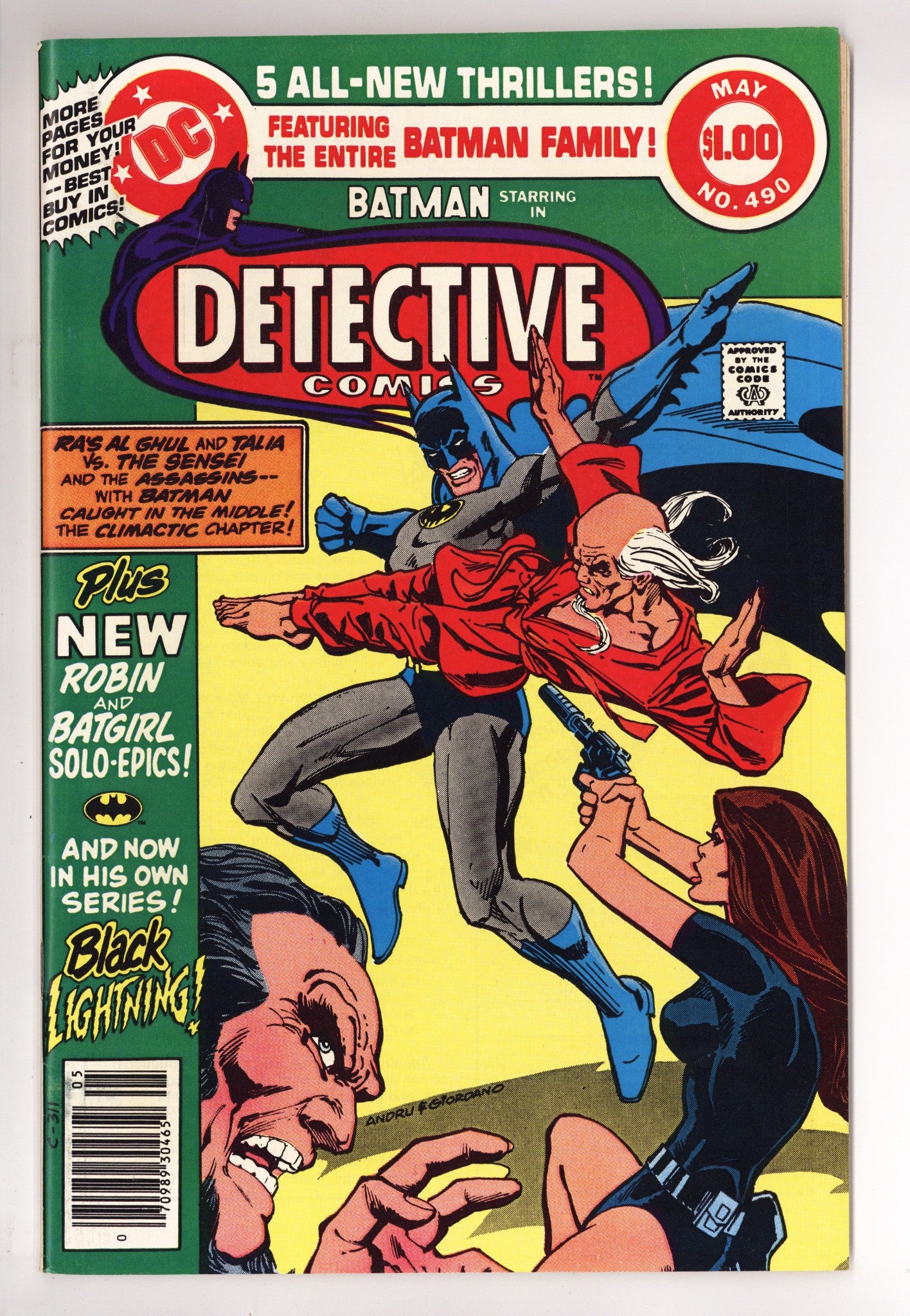 Detective Comics Vol 1 490 VF/NM (9.0) (1980) 
