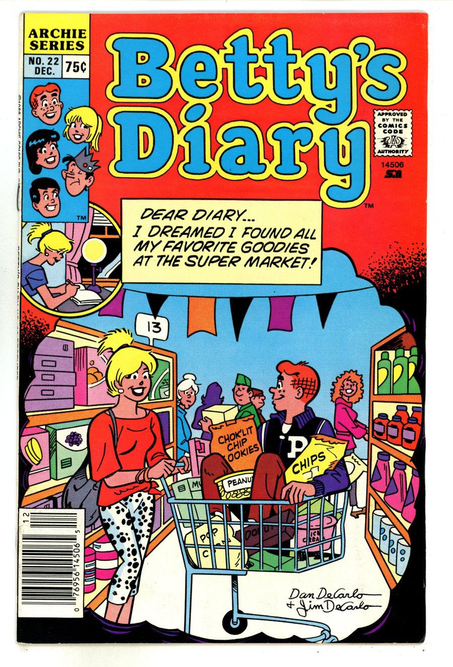 Betty's Diary 22 Low Grade (1988) Newsstand 