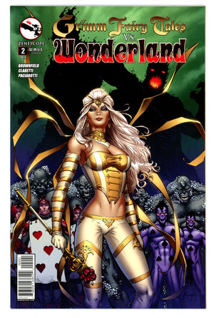 Grimm Fairy Tales vs. Wonderland 2 High Grade (2014) Metcalf Variant