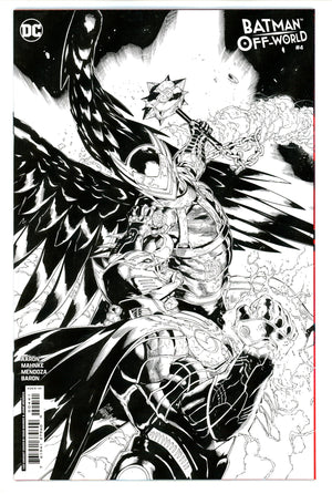Batman Off-World 4 Mahnke B&W Incentive Variant NM+ (2024)