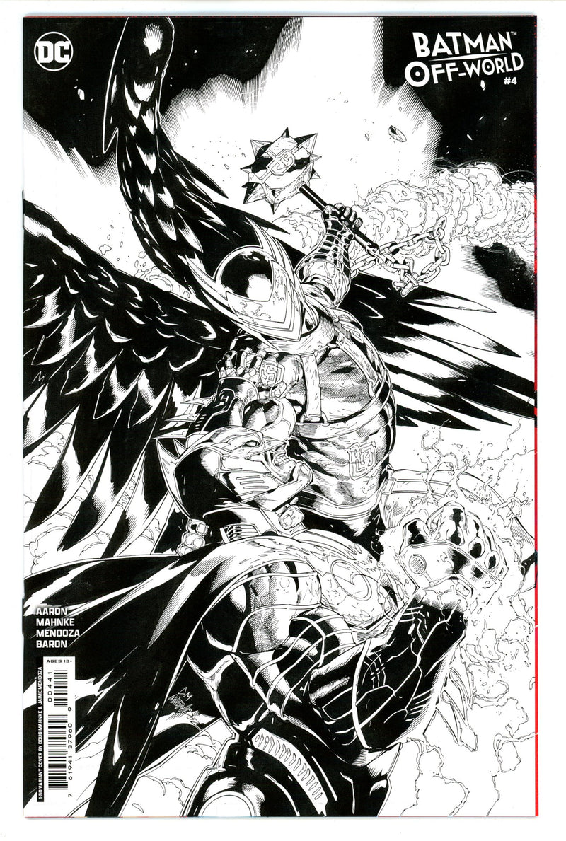 Batman Off-World 4 Mahnke B&W Incentive Variant NM+ (2024)