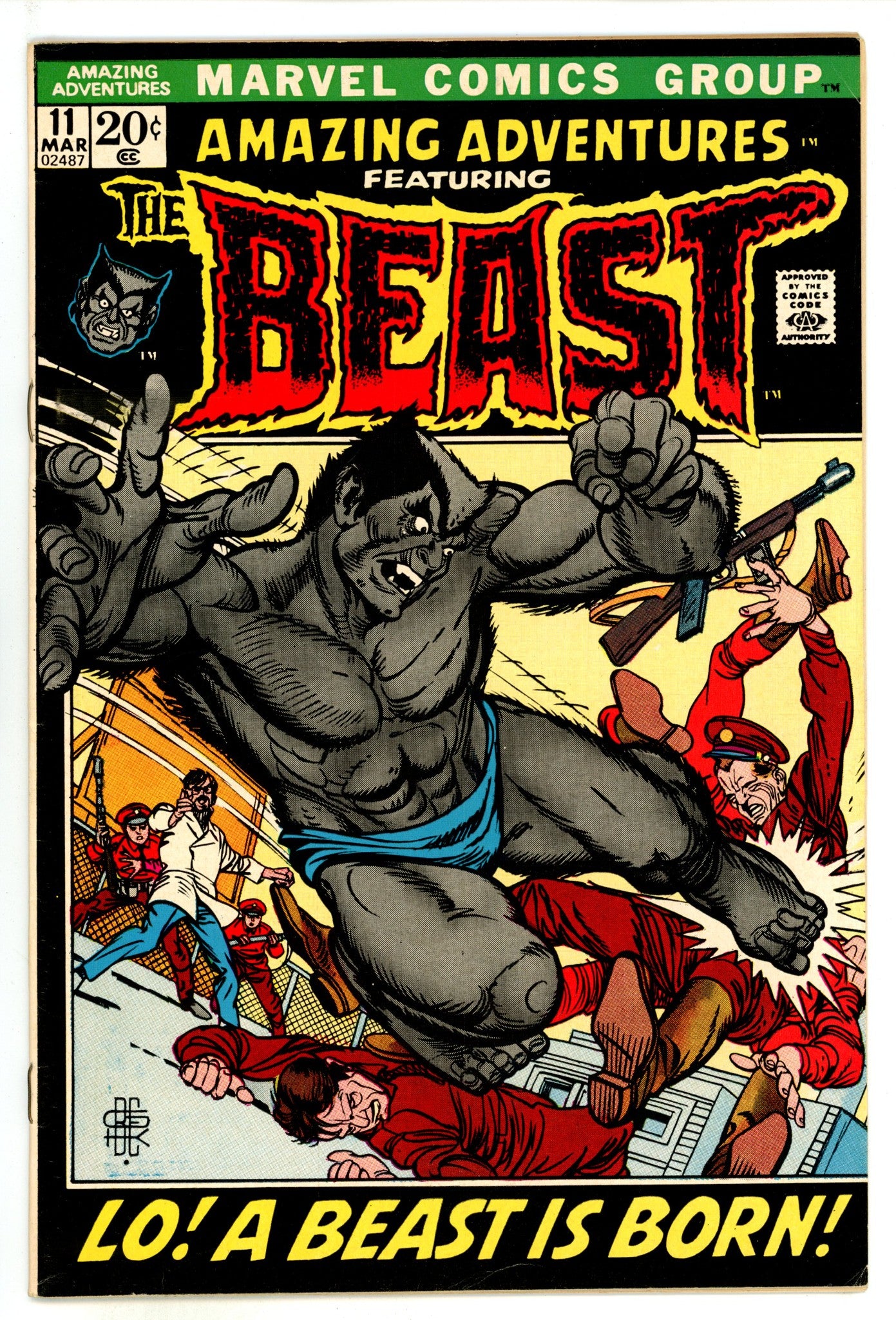 Amazing Adventures Vol 2 11  VF- (7.5)   (1972)        