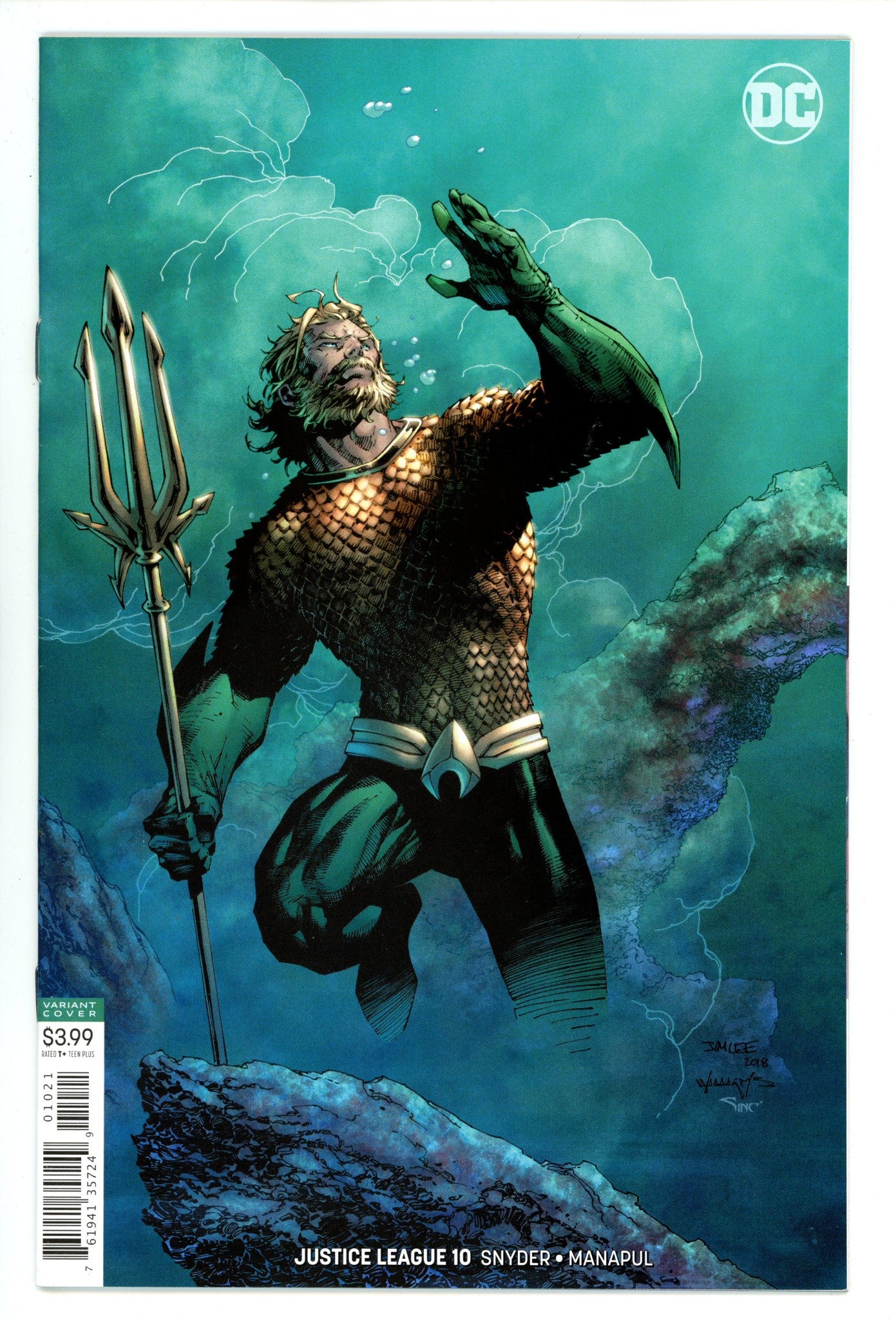 Justice League Vol 3 10 High Grade (2018) Lee Variant 