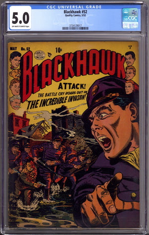 Blackhawk Vol 1 52 CGC 5.0 (VG/FN) (1952)