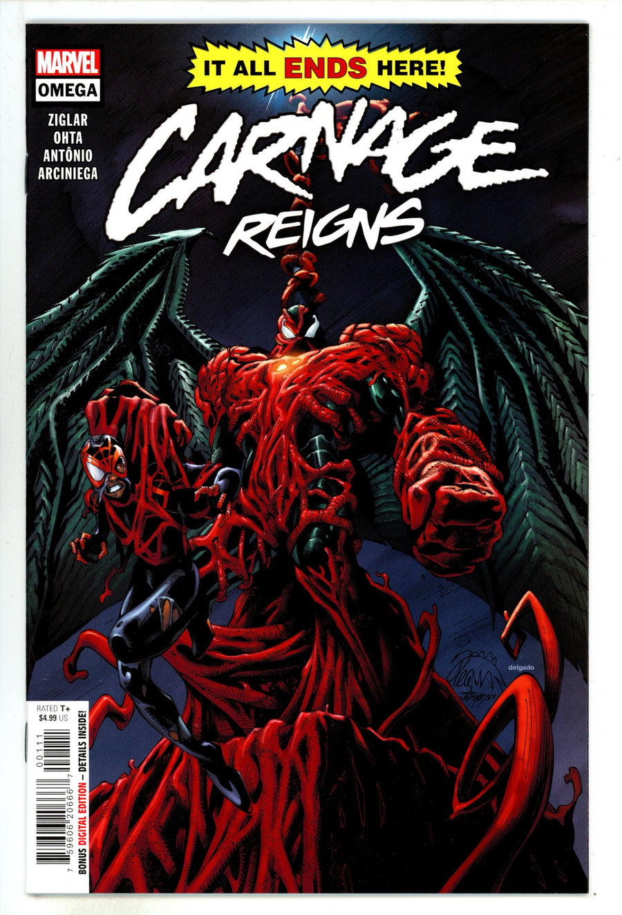 Carnage Reigns Omega 1 High Grade (2023) 