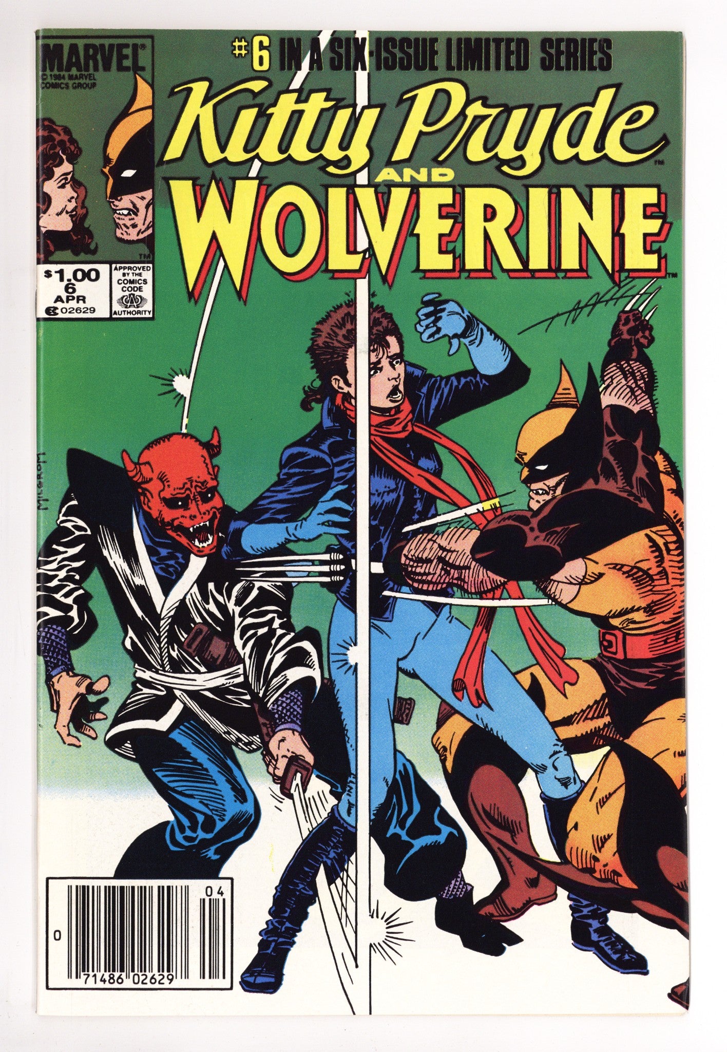 Kitty Pryde and Wolverine 6 VF/NM (9.0) (1985) Canadian Price Variant 