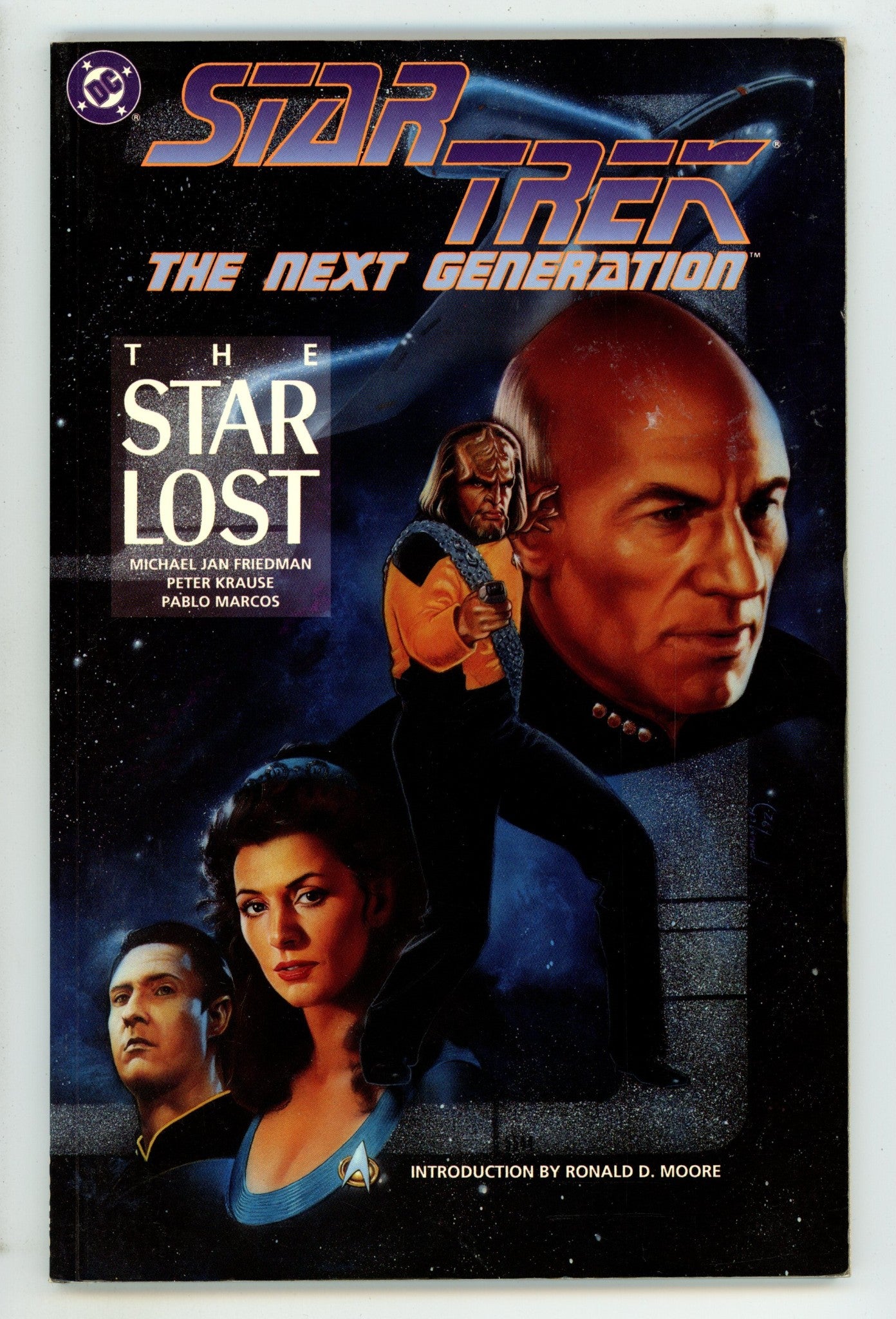 Star Trek: The Next Generation The Star Lost TPB Mid Grade (1993) Newsstand 