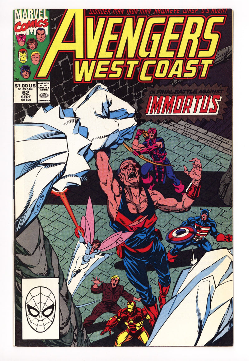 Avengers West Coast Vol 2 62 Mid Grade (1990) 