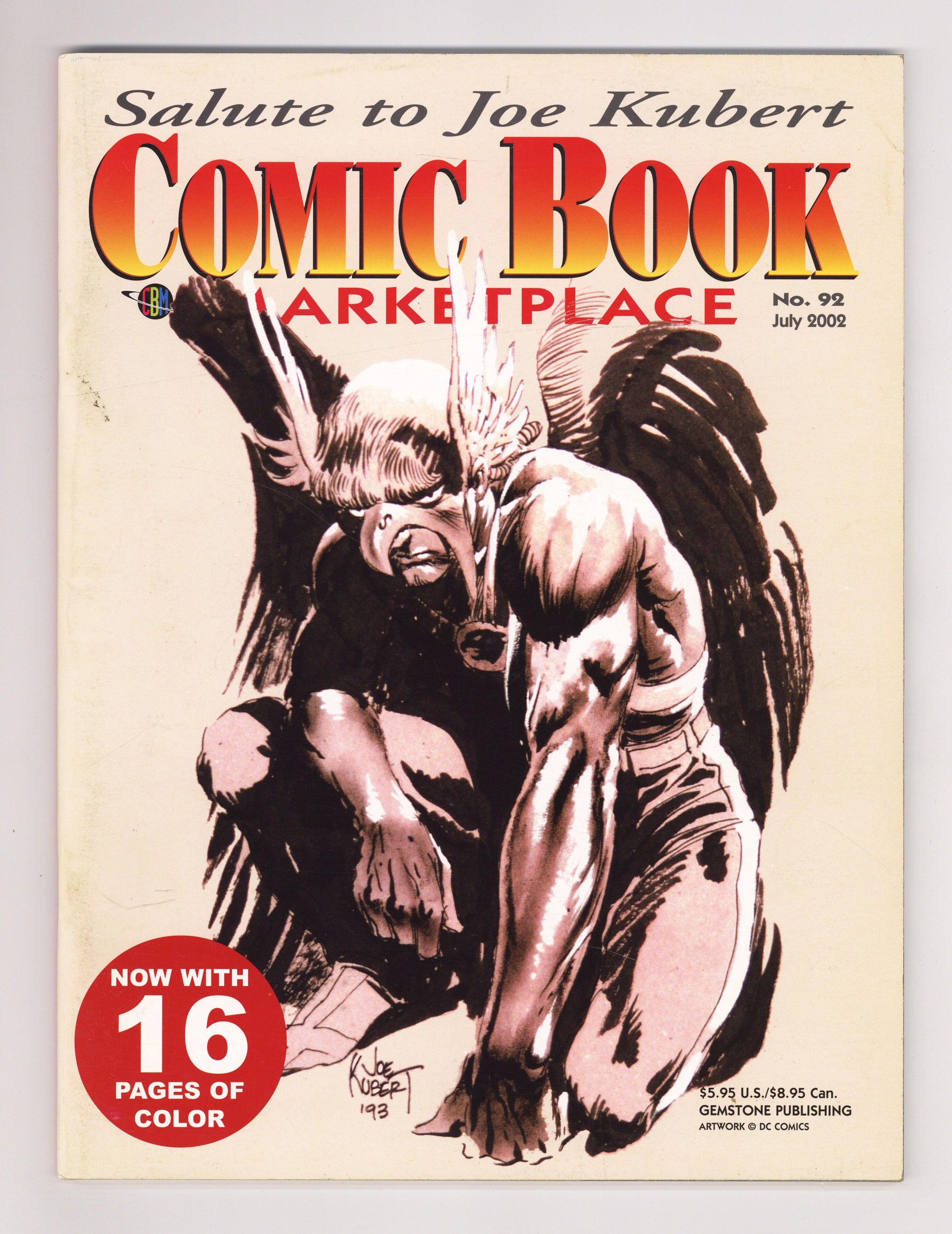 Comic Book Marketplace 92 Low Grade (2002) Kubert Variant 
