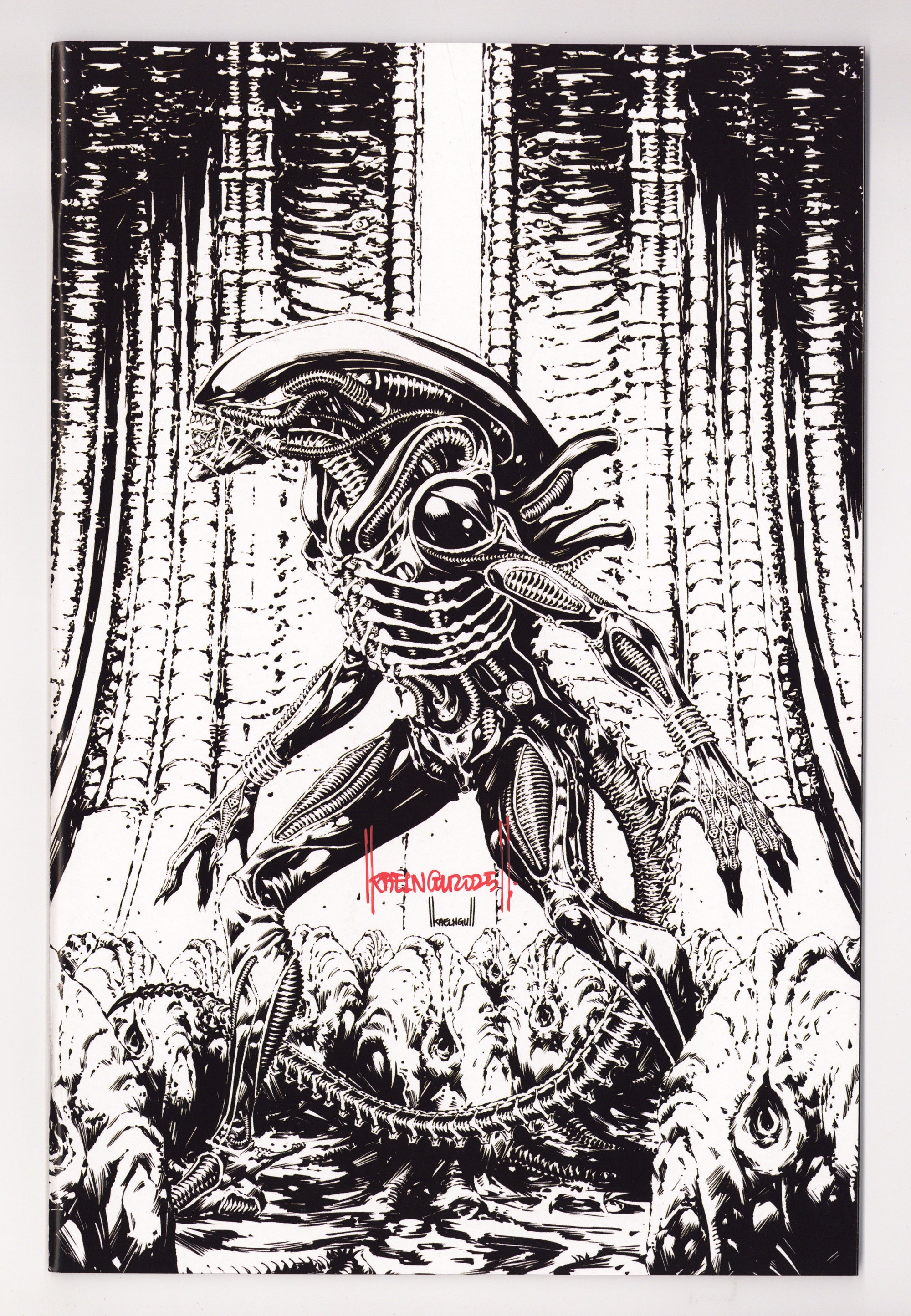 Alien Vol 1 1  NM (9.4)   (2021) Ngu B&W Virgin Exclusive Variant  Signed x1 Cover Kael Ngu 