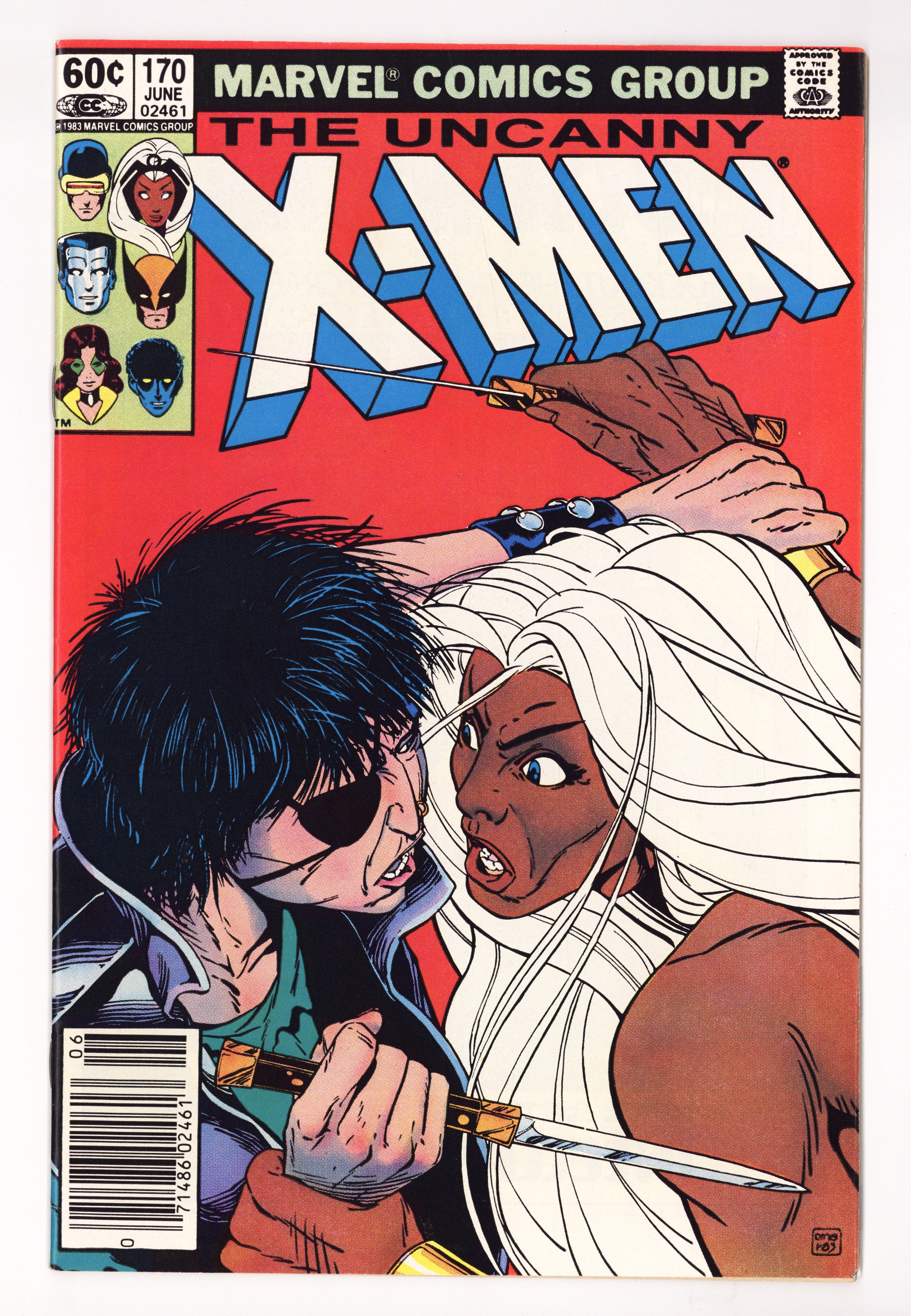 The Uncanny X-Men Vol 1 170  VF+ (8.5)   (1983)     Newsstand  