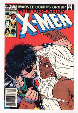 The Uncanny X-Men Vol 1 170  VF+ (8.5)   (1983)     Newsstand