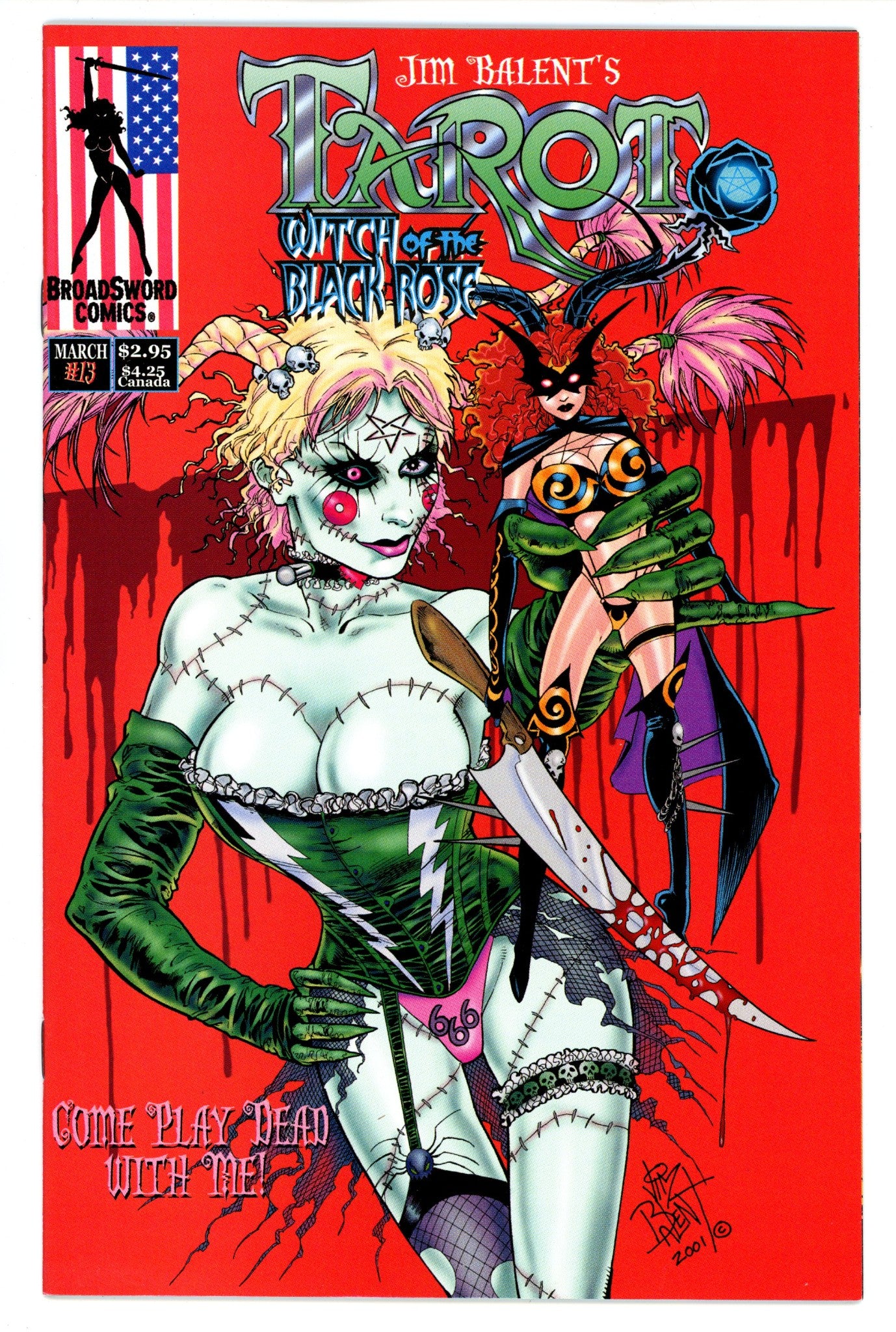 Tarot: Witch of the Black Rose 13 NM- (9.2) (2002) 