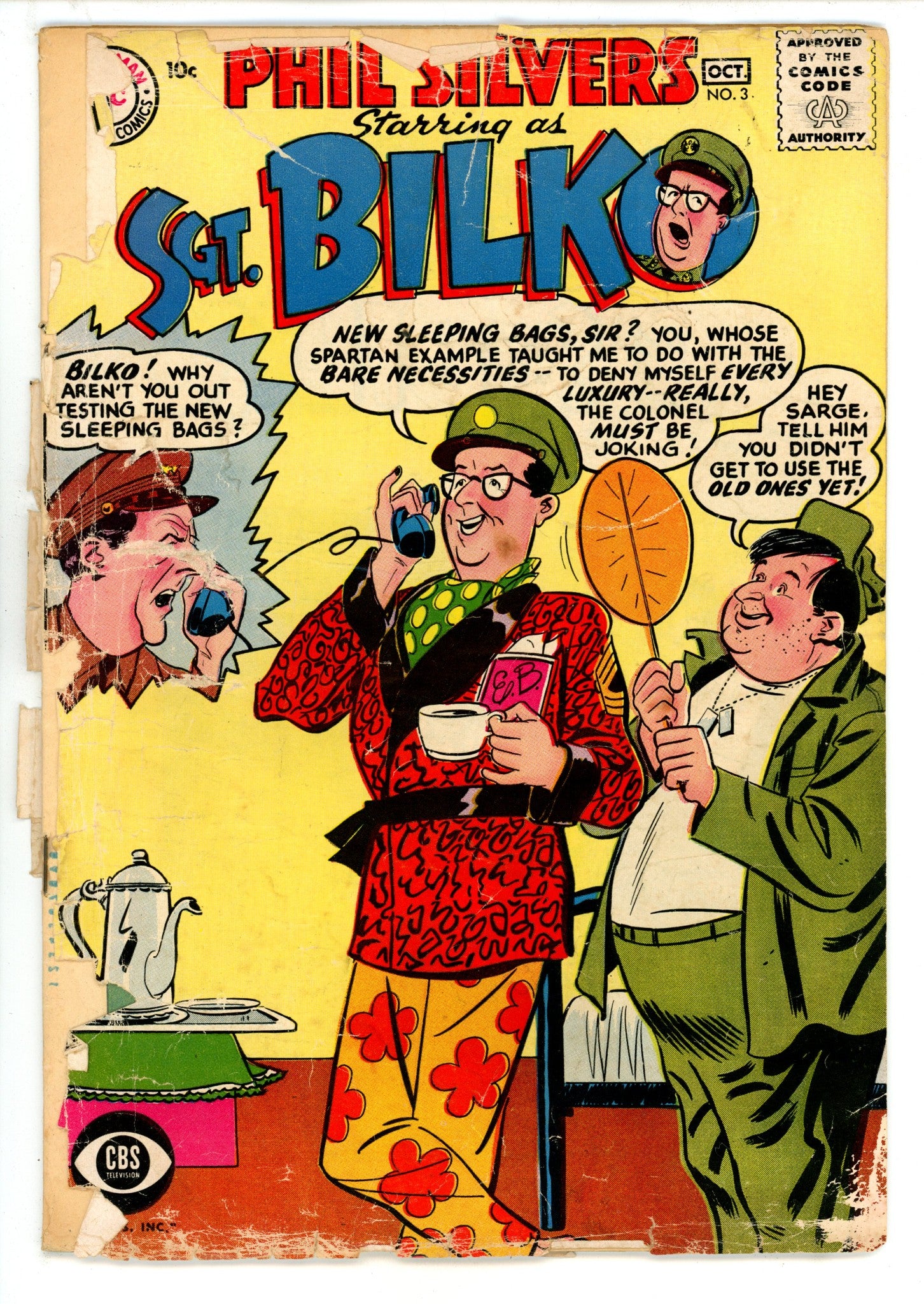 Sergeant Bilko 3 PR (0.5) Spine Split (1957) 