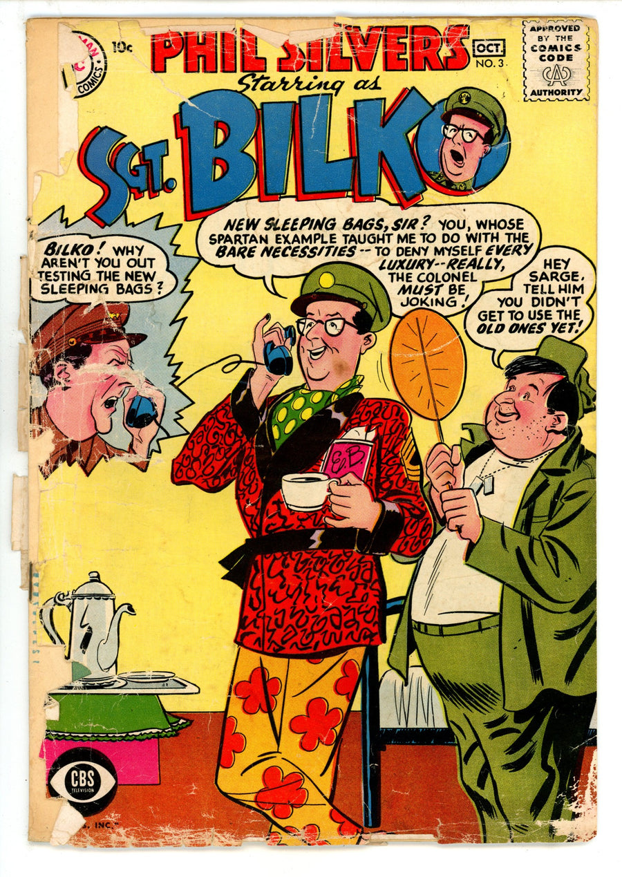 Sergeant Bilko 3 PR (0.5) Spine Split (1957) 