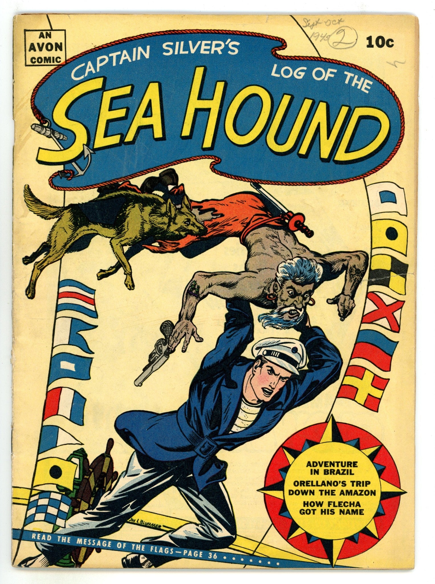 Sea Hound  2  VG/FN (5.0)  (1945)  
