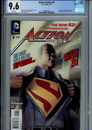 Action Comics Vol 2 9 CGC 9.6 (NM+) (2012)