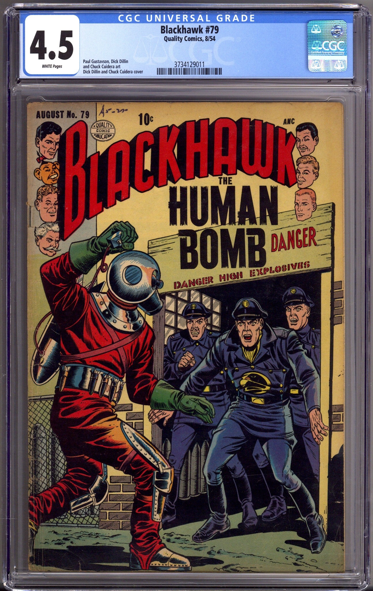 Blackhawk Vol 1 79 CGC 4.5 (VG+) (1954) 