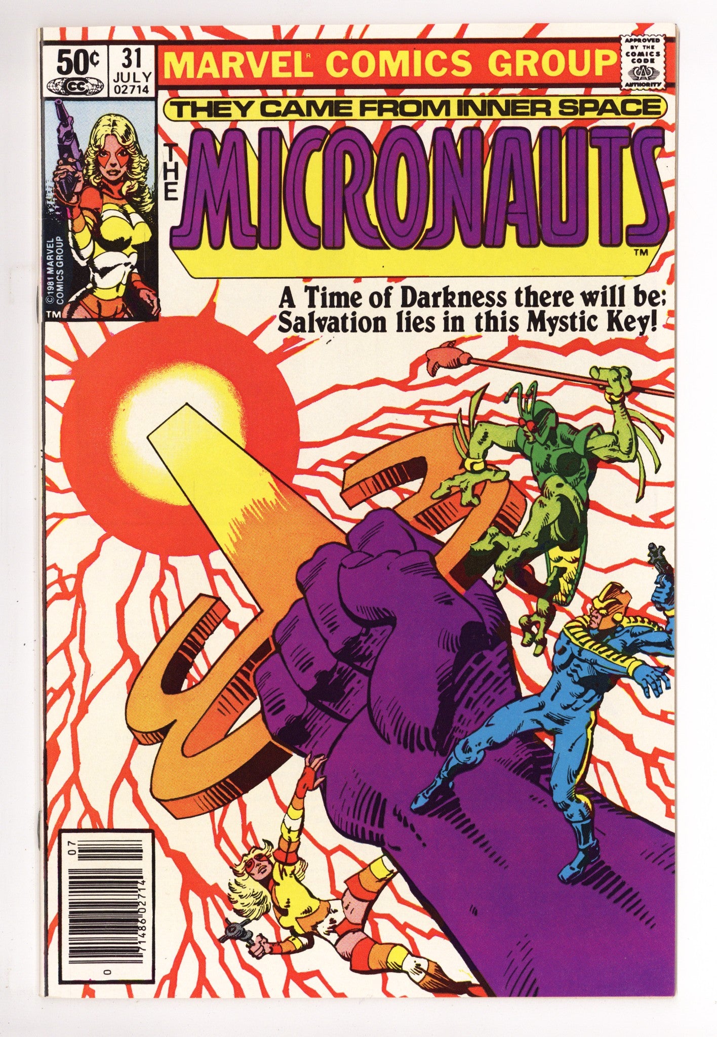 Micronauts Vol 1 31 High Grade (1981) Newsstand 