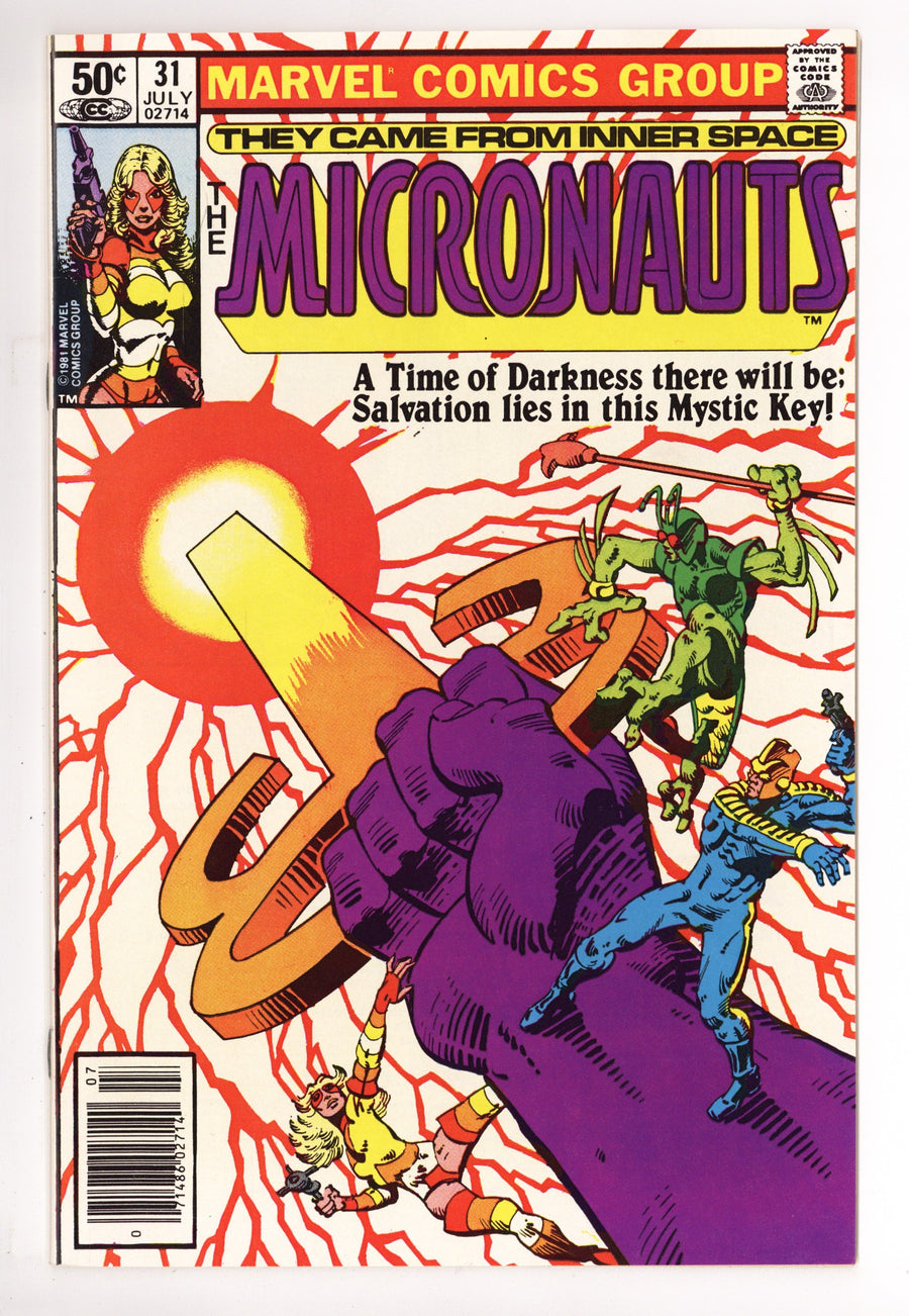 Micronauts Vol 1 31 High Grade (1981) Newsstand 
