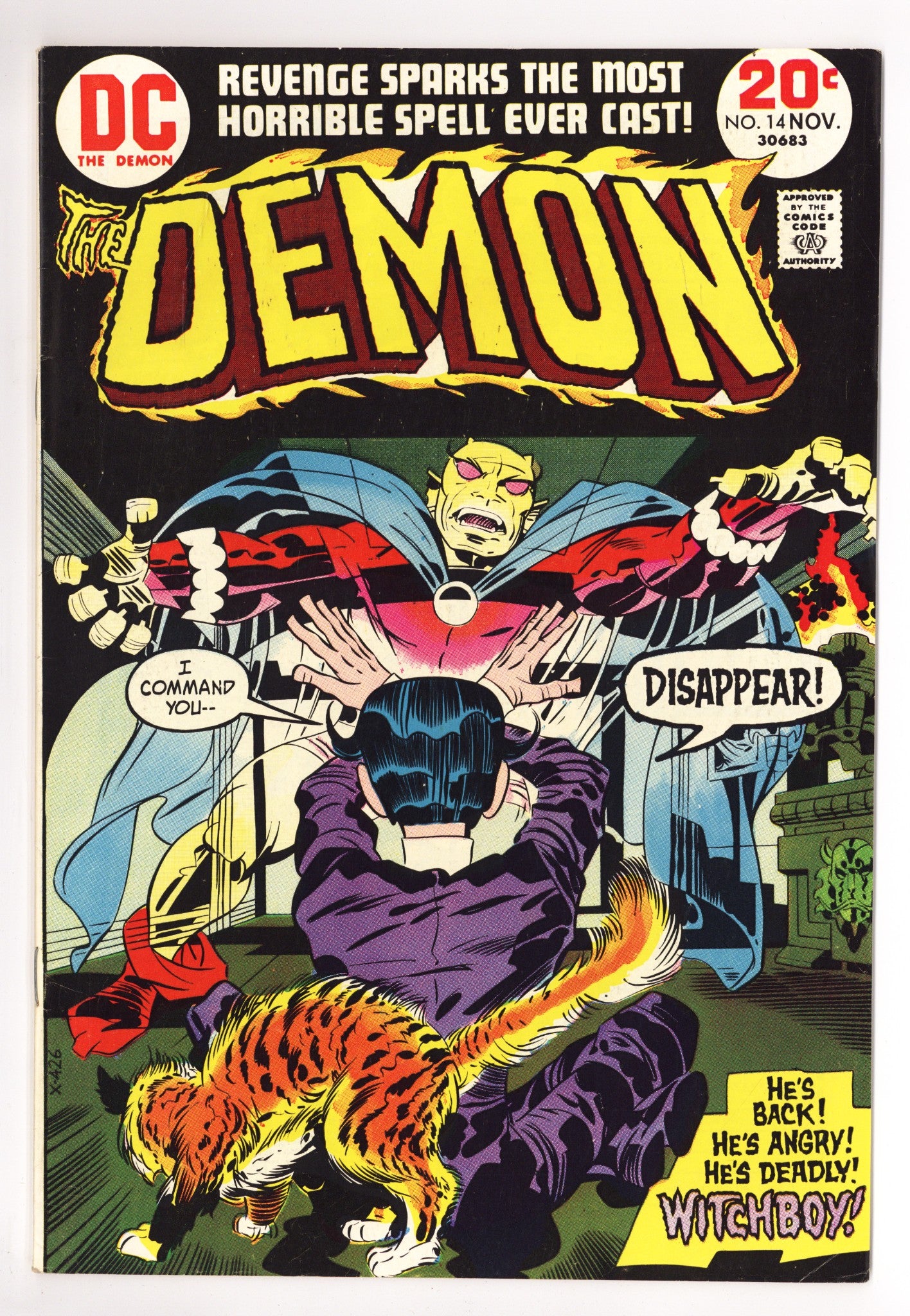 The Demon Vol 1 14 FN+ (6.5) (1973) 