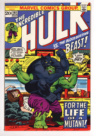 The Incredible Hulk Vol 1 161 VF (8.0) (1973)