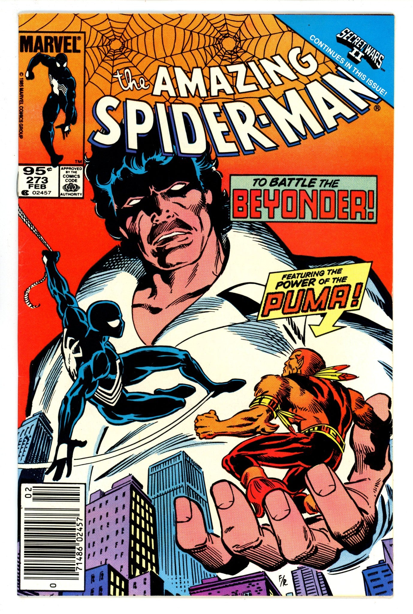 The Amazing Spider-Man Vol 1 273 FN/VF (7.0) (1986) Canadian Price Variant 