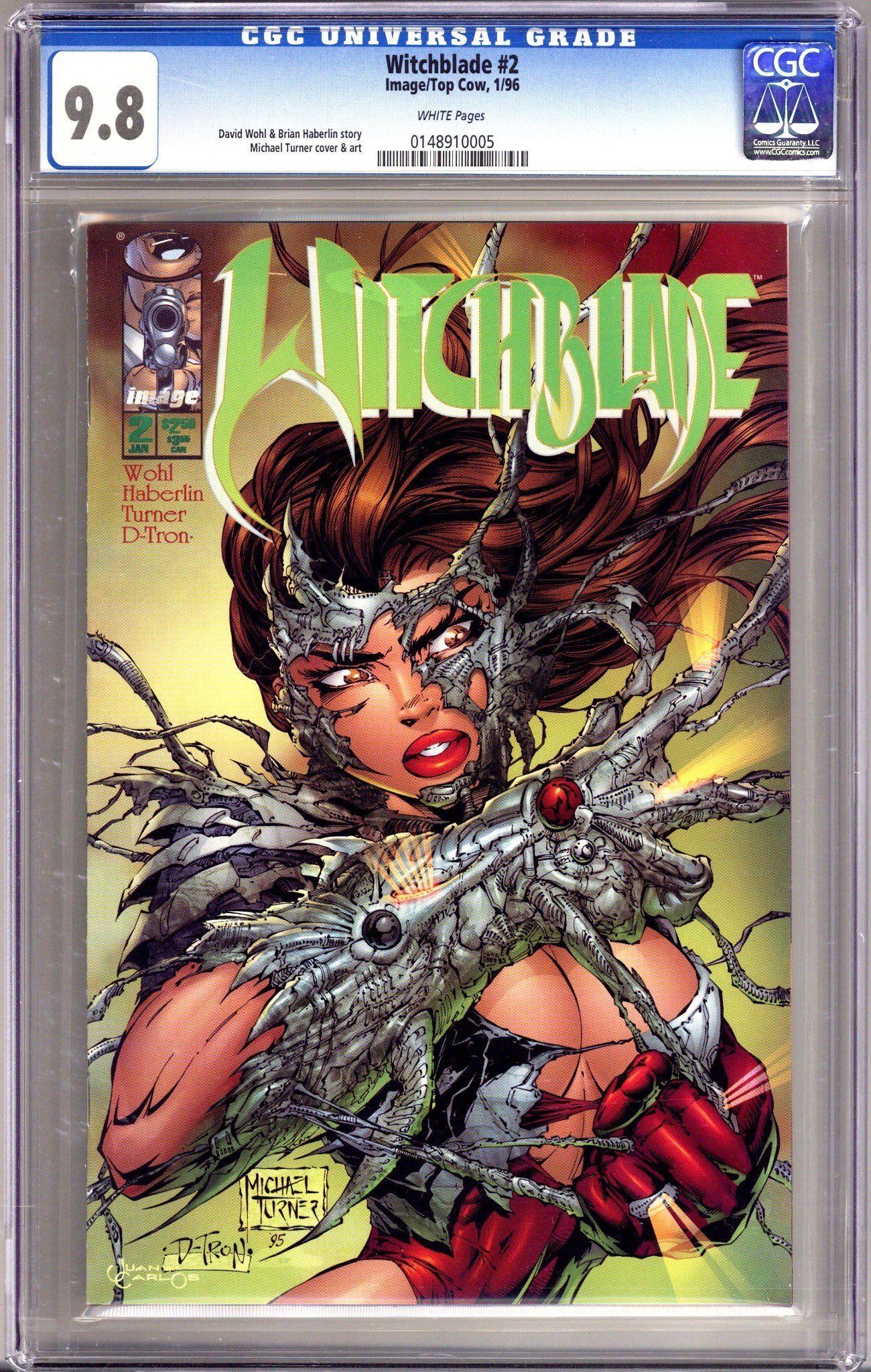 Witchblade Vol 1 2 CGC 9.8 (NM/M) (1996) 