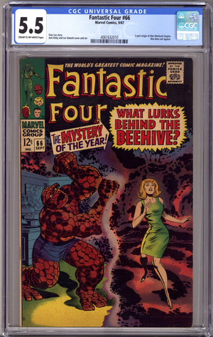 Fantastic Four Vol 1 66 CGC 5.5 (FN-)   (1967)