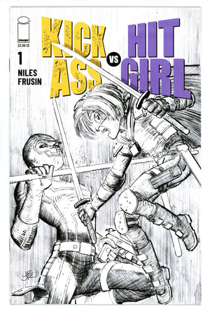 Kick-Ass vs Hit-Girl 1 High Grade (2020) Jr. Sketch Variant
